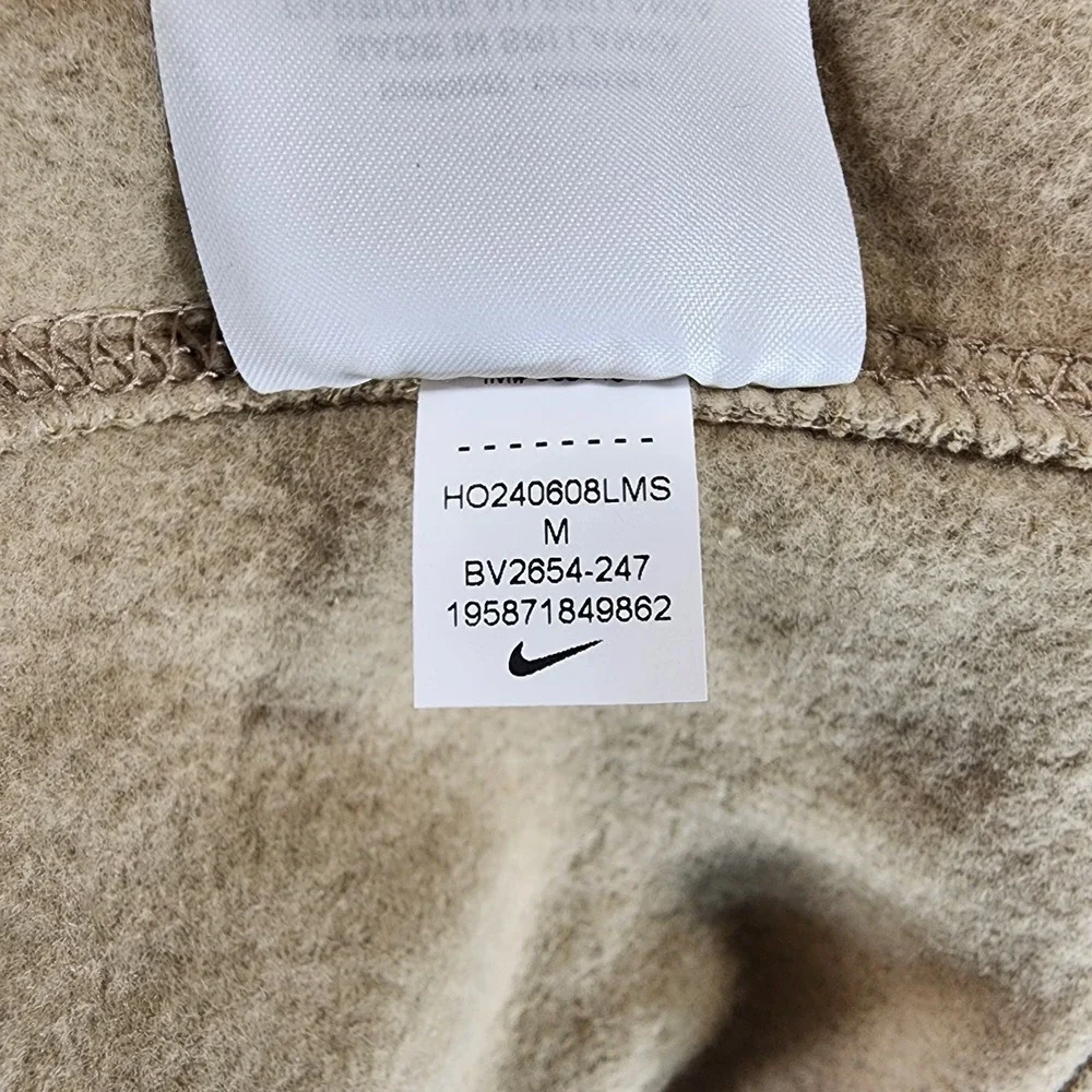 Nike NSW Club‎ Fleece Pullover Hoodie Mens M Cement Beige BV2654-247 NEW